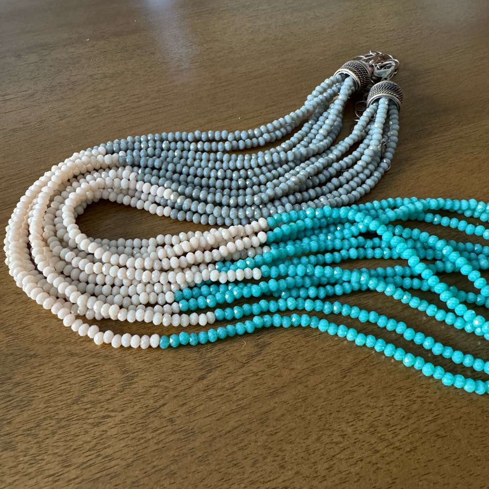 Handmade beaded necklace